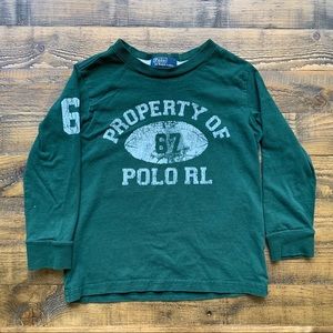 Polo by Ralph Lauren Boys 4T Long Sleeve Tee